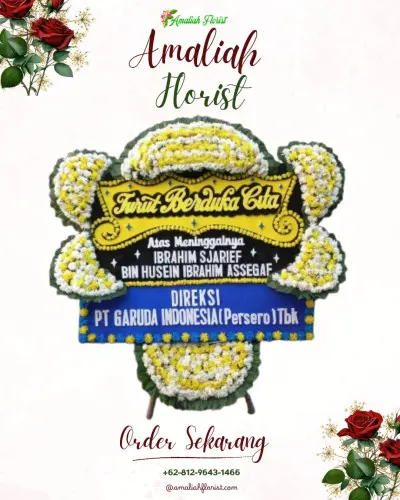 Papan Bunga Duka di Alasangker