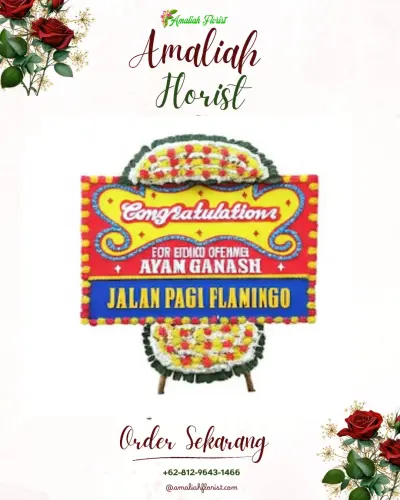Bunga Papan Congratulation di Alasangker